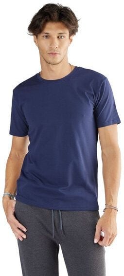 1 oder 2 Stück Herren Kurzarm T-shirt aus Bio-Baumwolle Rundhalsausschnitt 2218" Leela Cotton"