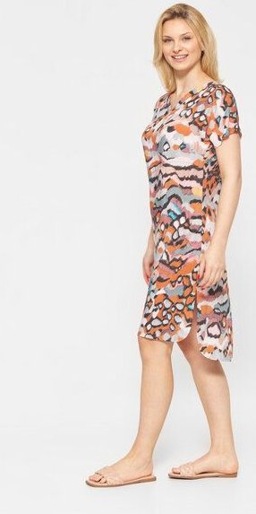 WiDDA berlin Gemusterte Tunika NOMAD mit Grafik Print aus Lenzing ECOVERO Viskose