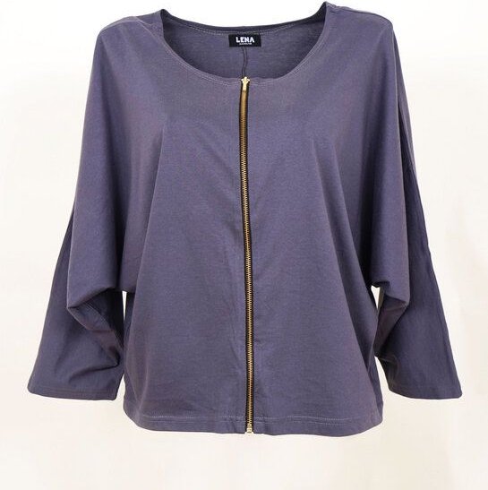 Lena Schokolade Zip Jäckchen versch. Farben aus Bio-Jersey