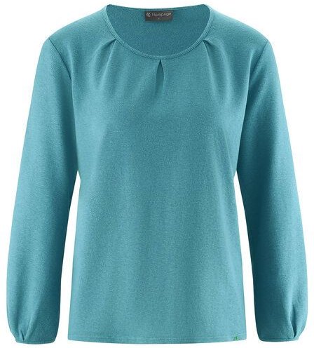 HempAge Damen Jerseybluse aus Hanf/Biobaumwolle