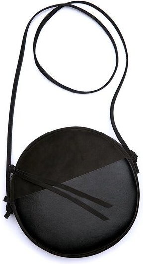 Runde Schultertasche RUT aus Leder von ElektroPulli