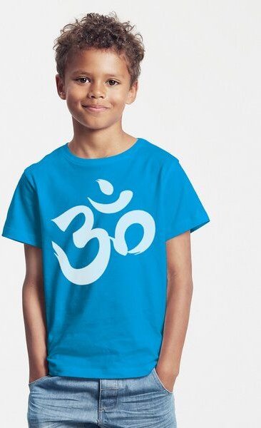 Peaces.bio - handbedruckte Biomode Bio-Kinder T-Shirt Om