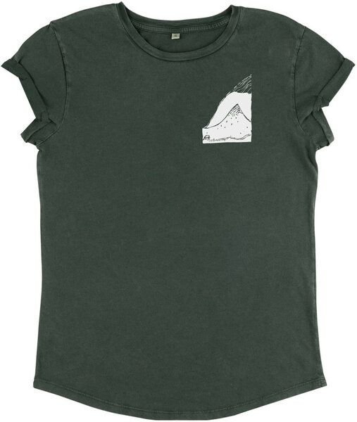 ilovemixtapes Berge Wanderlust Frauen T-Shirt aus Biobaumwolle