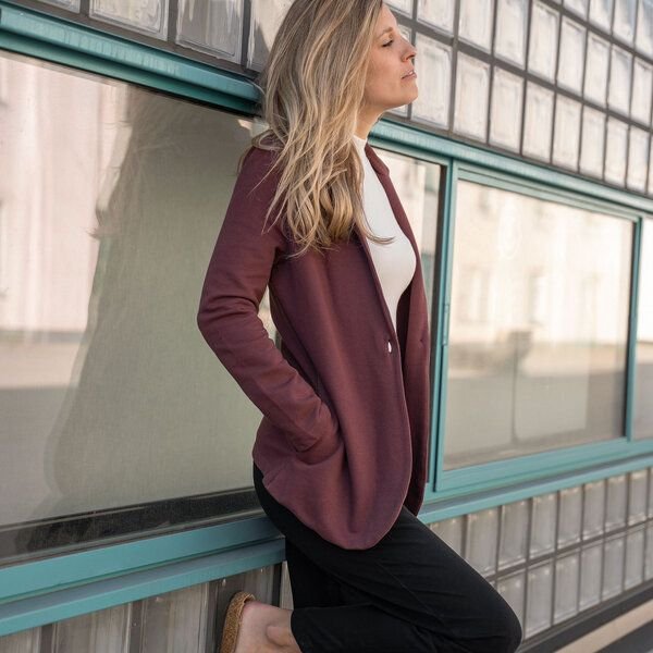 Vresh Clothing Vrieda - Blazer aus Biobaumwoll-Mix