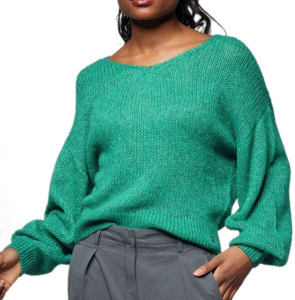 Alma & Lovis Leichter Pullover im Loose-Fit aus zartem Alpakastrick | Light V-Neck