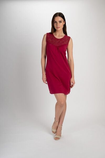 TRANQUILLO Kurzes Kleid mit Spitzendetails (S25X46)