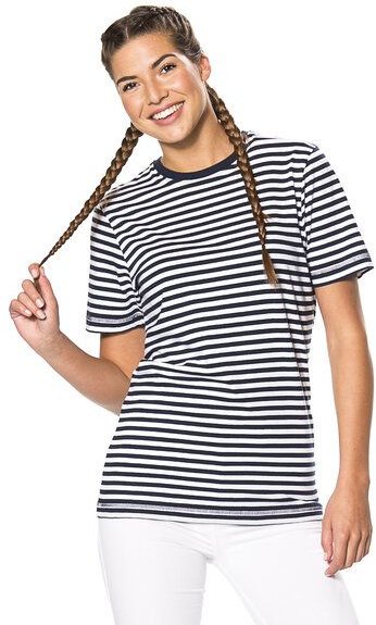 Greenspired Umweltfreundliches Streifen T-Shirt aus 100 % Biobaumwolle, S-3XL