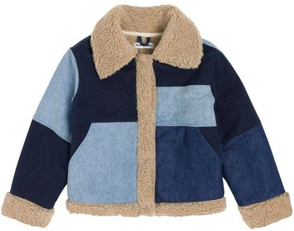 Kings Of Indigo Jacke TEIOU Patchwork Denim