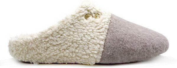 Veganer "thies ® Organic Teddy Mix Slipper" aus Biobaumwolle