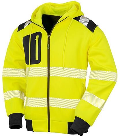 Thumbnail - Result Genuine Recycled Sicherheits Softshelljacke Berufbekleidung Reflektierend bis Gr.3XL Warnschutz