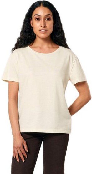YTWOO Damen-Scoop-Neck-T-Shirt aus Bio-Baumwolle