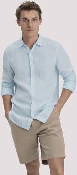 hessnatur Hemd Regular aus reinem Leinen