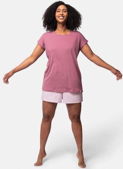 greenjama Damen T-Shirt aus Derby-Rib, GOTS-zertifiziert