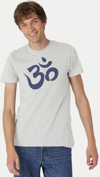 Peaces.bio - handbedruckte Biomode Fit T-Shirt "Om" Herren