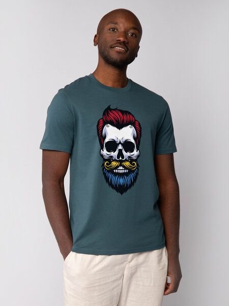 watapparel T-Shirt Unisex Hipster Skull