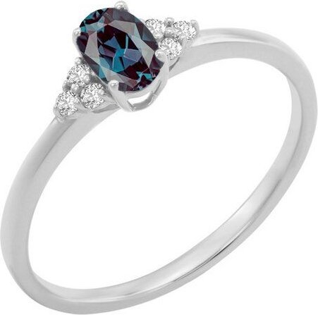 Eppi Verlobungsring mit Alexandrit und Diamanten Sheldo