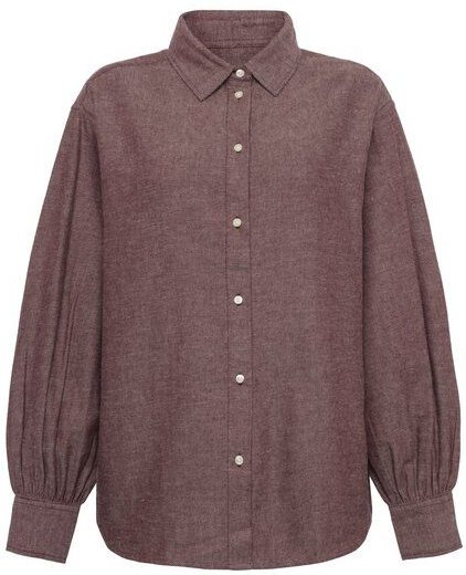 KnowledgeCotton Apparel Flanellbluse aus Bio-Baumwolle ROC/GOTS/Vegan