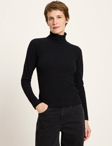 LANIUS Rollkragenshirt aus Bio-Baumwolle