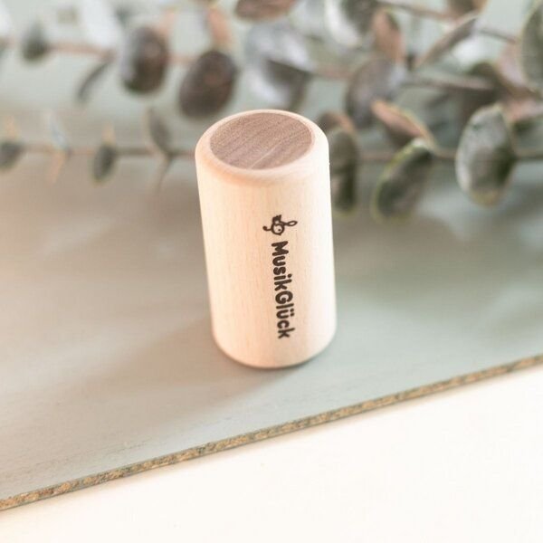 MusikGlück Baby Rassel ab 1 Jahr | Musikspielzeug | Babyinstrument | Holzspiel