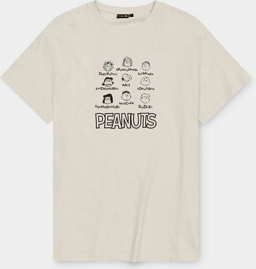 Thumbnail - Bavarian Caps Herren T-Shirt Peanuts Grantlers - Altweiß