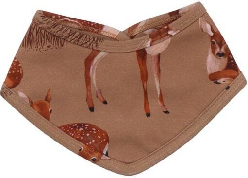 Babys Dreieckstuch Braun aus Bio-Baumwolle – GOTS-zertifiziert & weich – Walkiddy