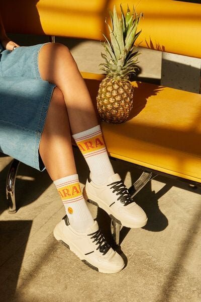 Natural Vibes Paradise Socken Bio GOTS | Tennissocken | Bunte Socken | Herren Damen Socken