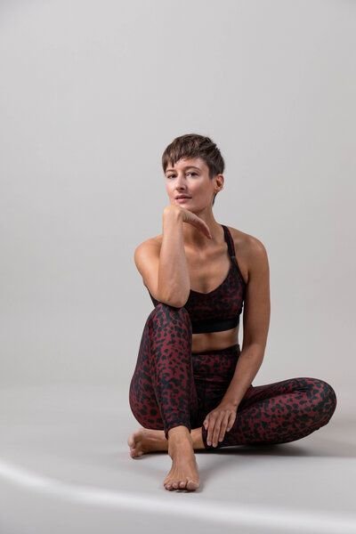 Ambiletics Yoga Leggings – SUNSET GLOW LEOPARD