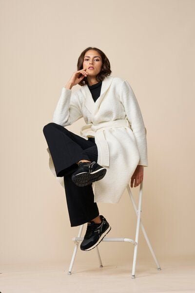 LANA Organic Longjacke aus Wollfilz, Modell Dunja