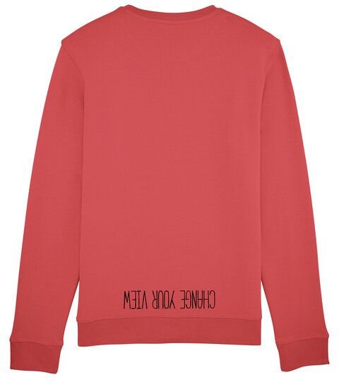 Human Family Bio Unisex Rundhals-Sweatshirt - "Change your view"