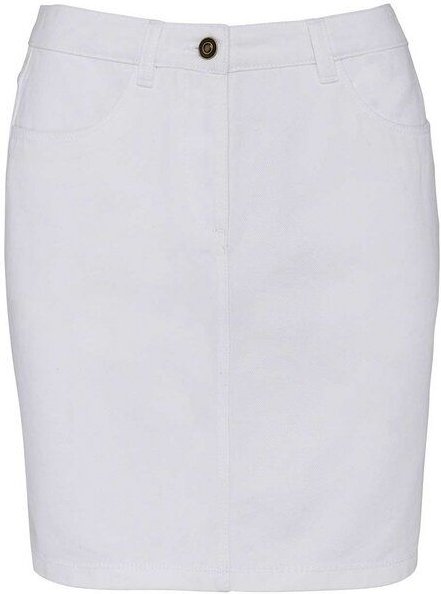 YTWOO Nachhaltiger Damenrock aus Bio-Baumwolle mit recycelten Knöpfen und Reißverschluss