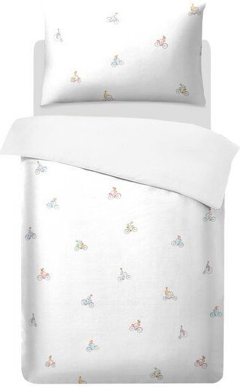 Mary Rose® GOTS-zertifizierte Bio-Satin Bettwäsche mit modernem Sport Motiv