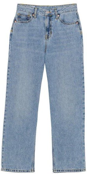 Kings Of Indigo Liora Cropped Super High Rise Straight Cindy Light Used