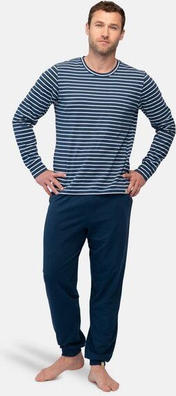 greenjama Herren Langarm-Shirt Ringel, aus Bio Baumwolle und GOTS zertifiziert