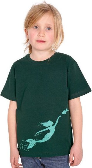 HANDGEDRUCKT "Meerjungfrau" Unisex Kinder T-Shirt