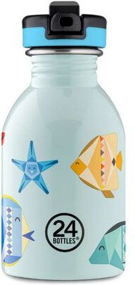 24bottles 0,25l Edelstahl Trinkflasche für Kids mit Sportverschluss