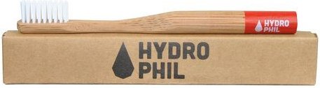 HYDROPHIL Bambus Kinder Zahnbürste Pack rot