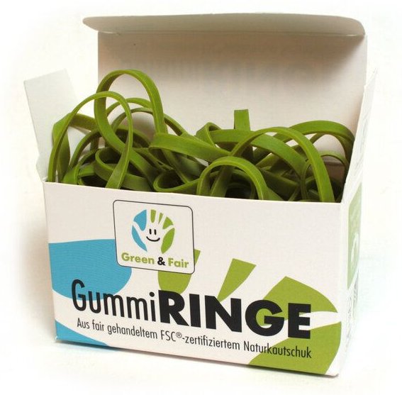 Green&Fair Gummiringe, lose