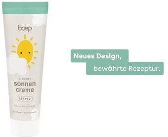 das boep Mineralische Sonnencreme Sensitiv LSF 50