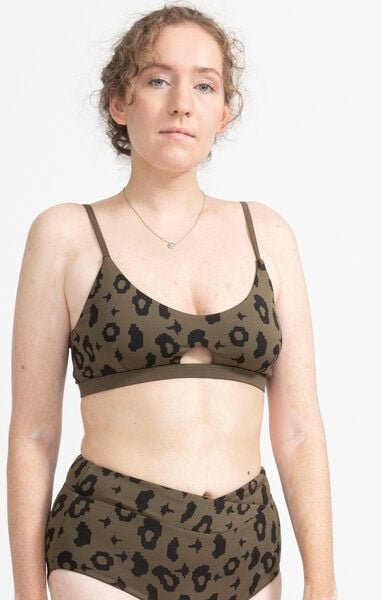 boochen Bikini Top Diani - Wendbares Surf Bikini-Oberteil - Print