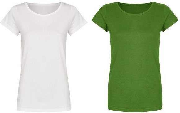 Brandless Basic Bio T-Shirt (ladies) Doublepack GOTS