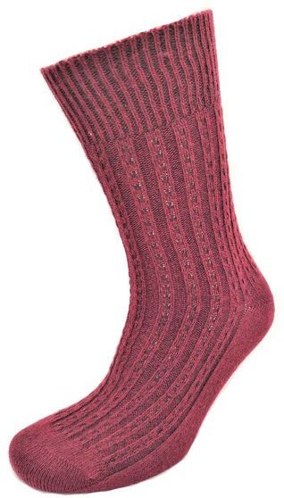 BLS Organic GOTS zertifizierte Bio-wolle Kettendesign Damen Socken