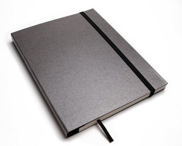 tyyp Nachhaltiges Design-Notizbuch A5 aus 100 % Recyclingpapier „Schweizer Broschur“