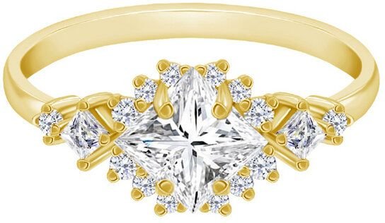 Eppi Verlobungsring mit Princess-Moissanit Medrie