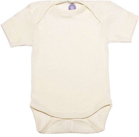 Cosilana Baby Body Kurzarm Bio Baumwolle kbT Wolle Seide