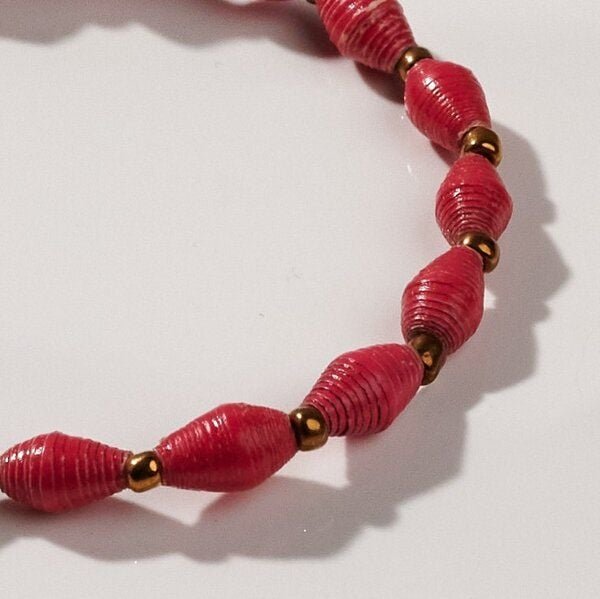 PEARLS OF AFRICA Filigranes Armband aus Papierperlen "ACHOLI" recycelt