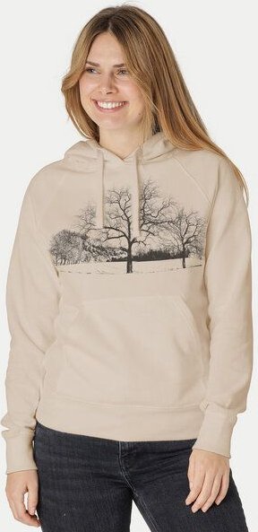 Peaces.bio - handbedruckte Biomode Damen Hoodie Landscape