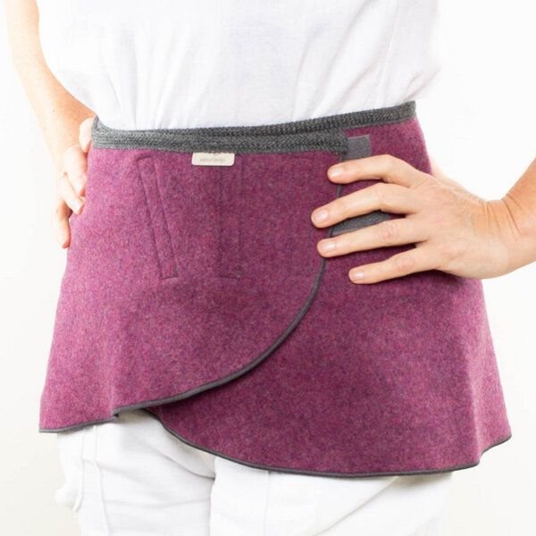 nahtur-design Hüftwärmer aus Loden - 100% Schurwolle