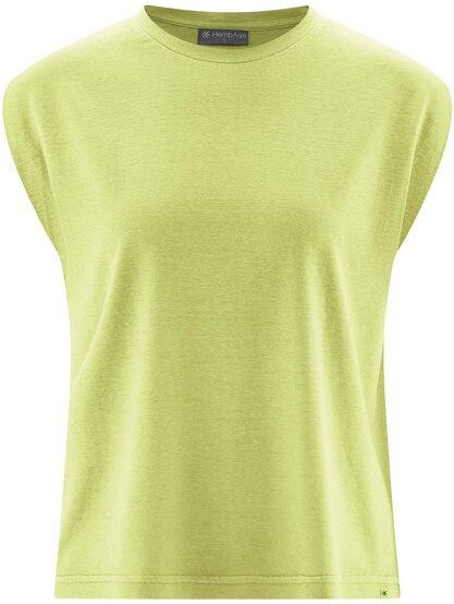 HempAge Damen ärmelloses T-Shirt Hanf/Biobaumwolle