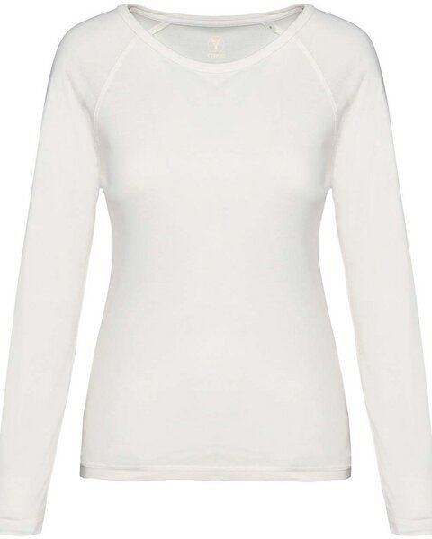 YTWOO Raglan Longsleeve aus nachhaltiger Bio-Baumwolle für Damen