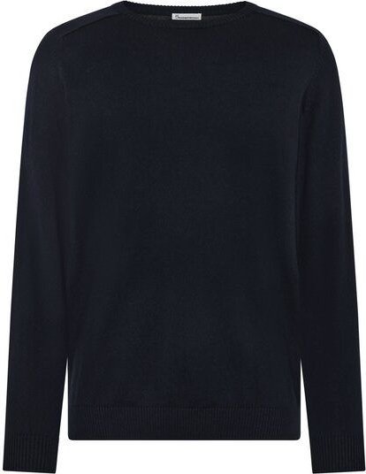 KnowledgeCotton Apparel Leichter Pullover mit Rundhalsausschnitt aus Bio-Baumwolle und Kaschmir